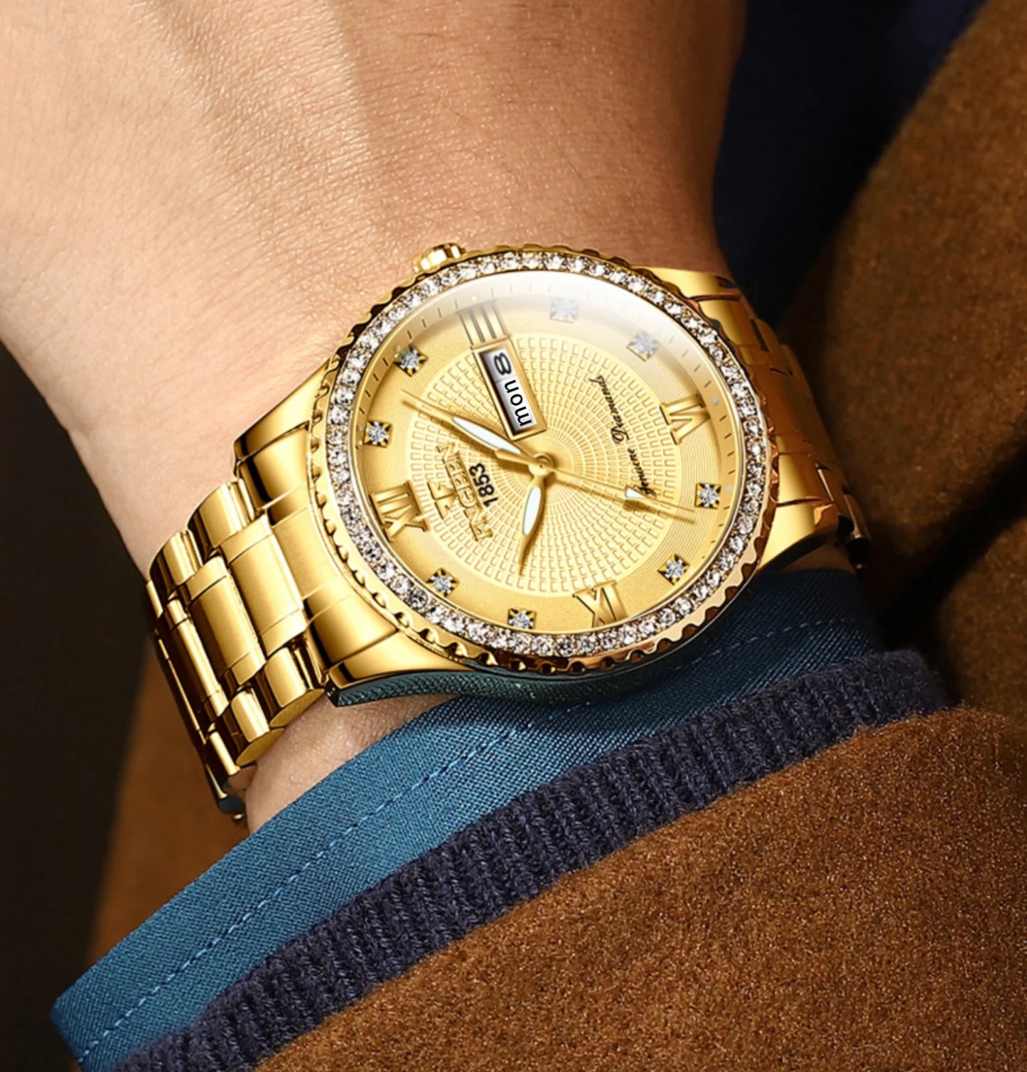 Royal Gold Classic – Men’s Steel Quartz Watch
