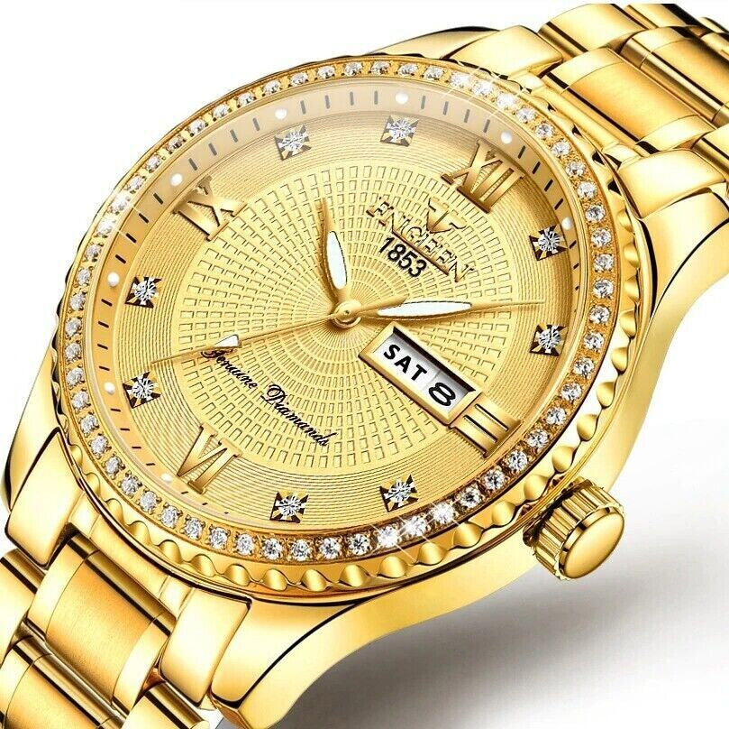 Royal Gold Classic – Men’s Steel Quartz Watch